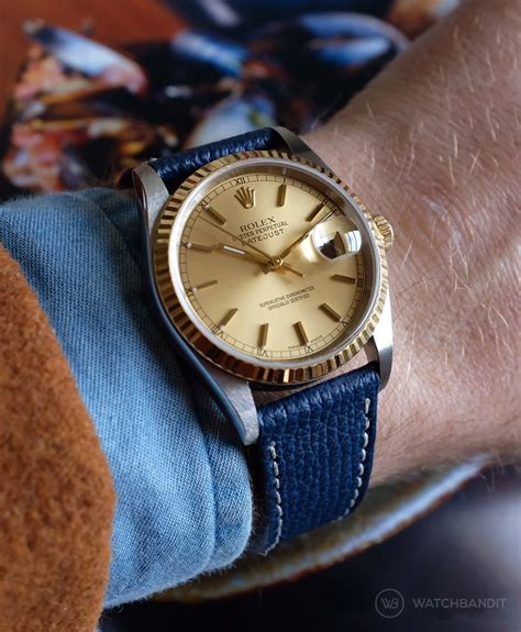 datejust rolex leather strap|Rolex Datejust 36 Strap Guide by WatchBandit.